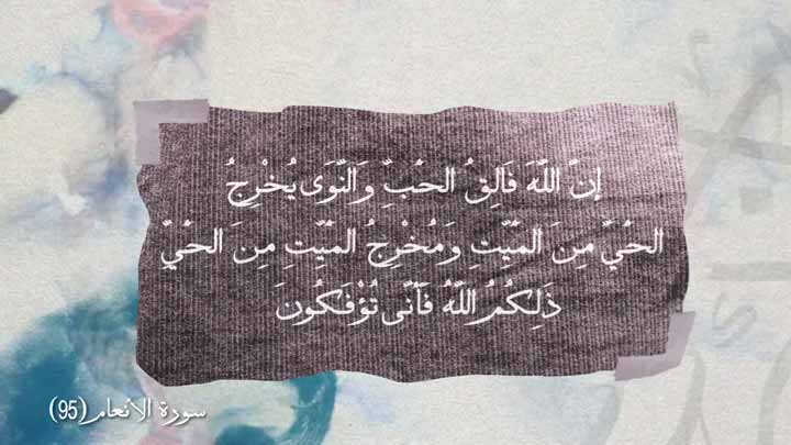 أداء صوتي/ أسعد خليفة - سورة الأنعام آية ( 95 )